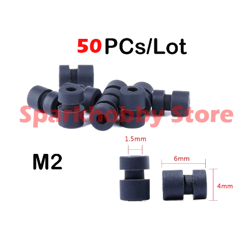Drone Racing Flight Controller - 50PCS M2 Anti-Vibration เครื่องซักผ้ายาง Damping Ball