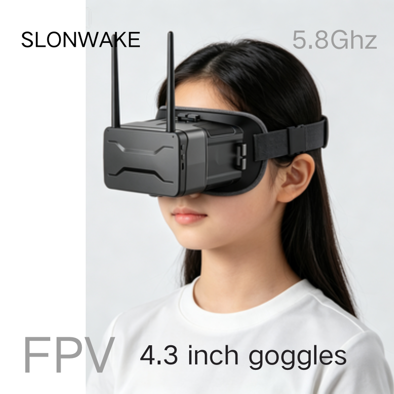 Drone Racing Goggles - แว่นตา FPV 5.8G หน้าจอ 4.3 นิ้ว
