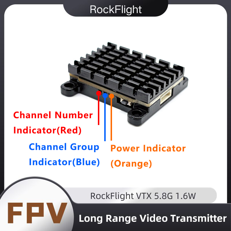 RockFlight TX663 VTX 5.8G 48CH - Drone Racing Transmitter บทวิจารณ์และราคา