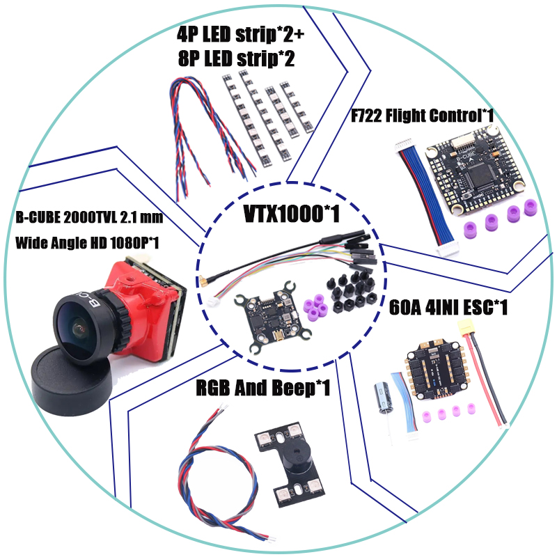 RCtoSky F4V3S PLUS F722 F745 H - Drone Racing Flight Controller บทวิจารณ์และราคา