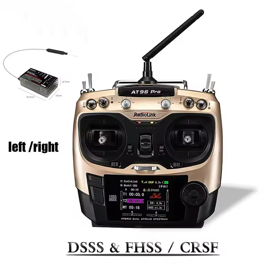 Radiolink AT9SPro 12CH 2.4G DS - Drone Racing Transmitter บทวิจารณ์และราคา